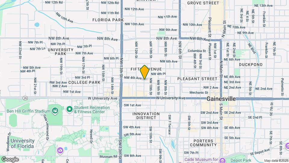 309 NW 11th St Map and Location Details