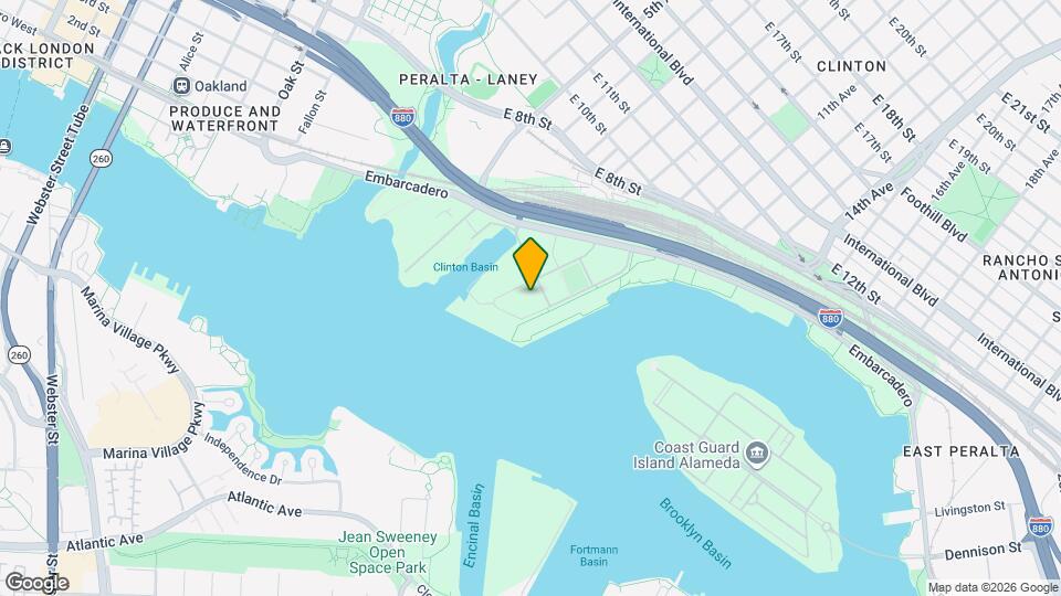 Brooklyn Basin Parcel D Mapa y Detalles de la Ubicación