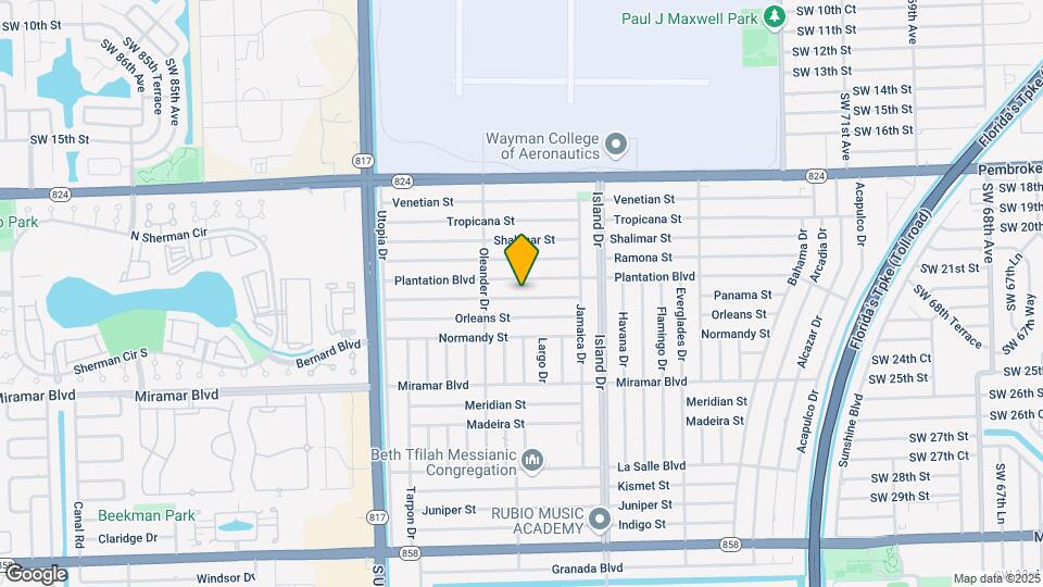 7817 Panama St Map and Location Details
