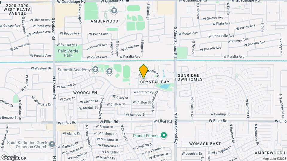 1237 W Rosewood Ct Map and Location Details