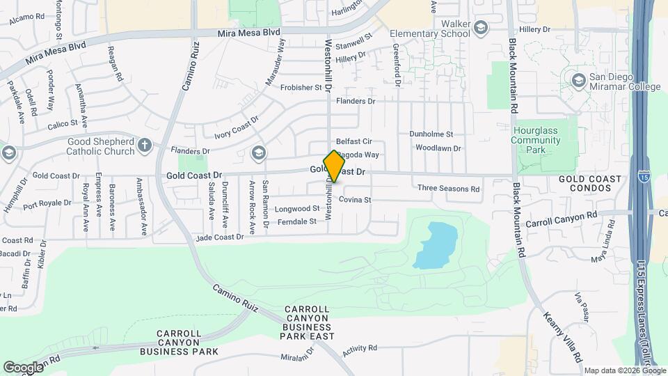 10281 Westonhill Dr Map and Location Details