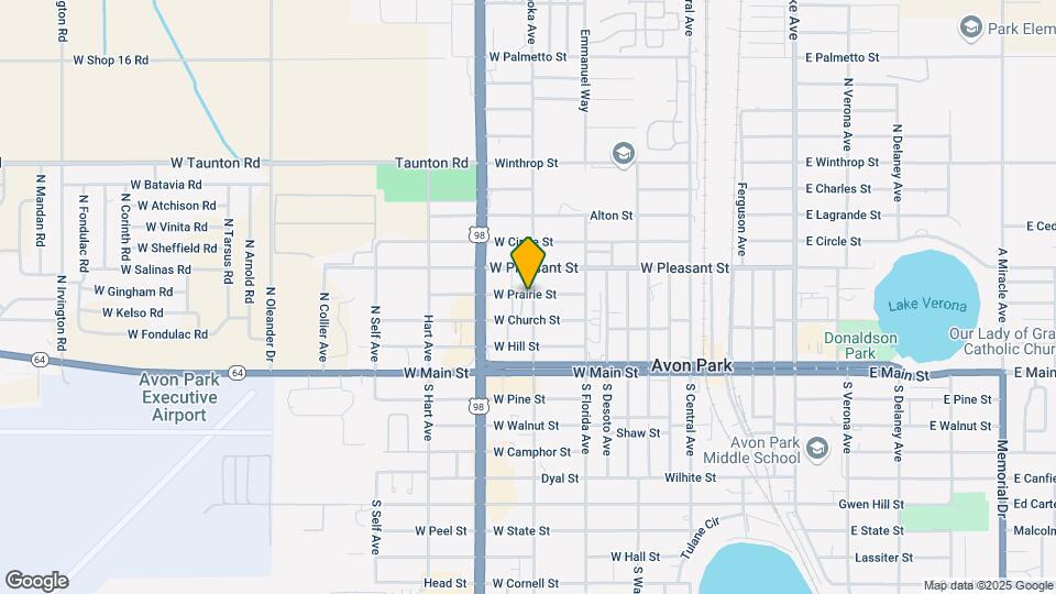 941 W Prairie St Map and Location Details