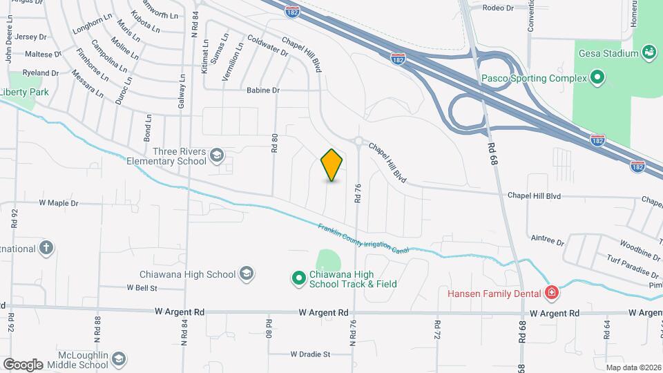 3701 Ibis Ln Map and Location Details