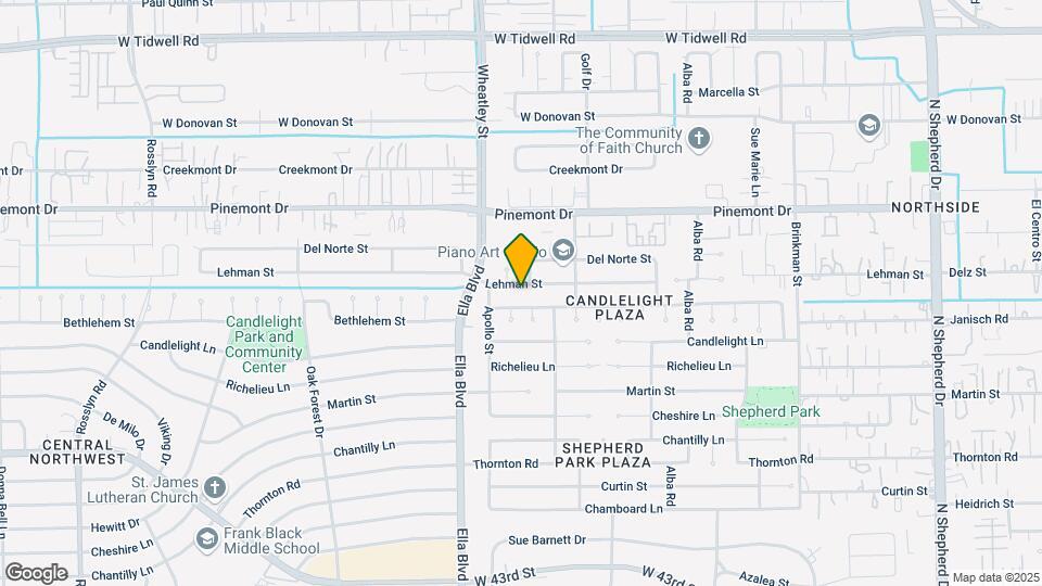 1139 Lehman St Map and Location Details