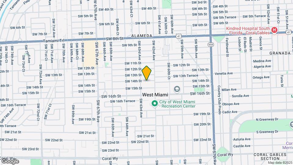 6256 SW 14th St Map and Location Details