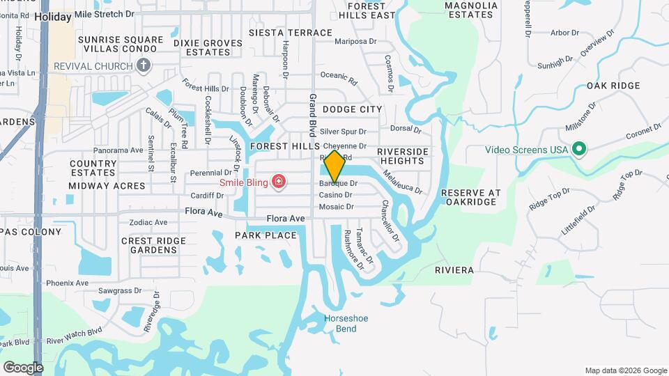 5544 Baroque Dr Map and Location Details
