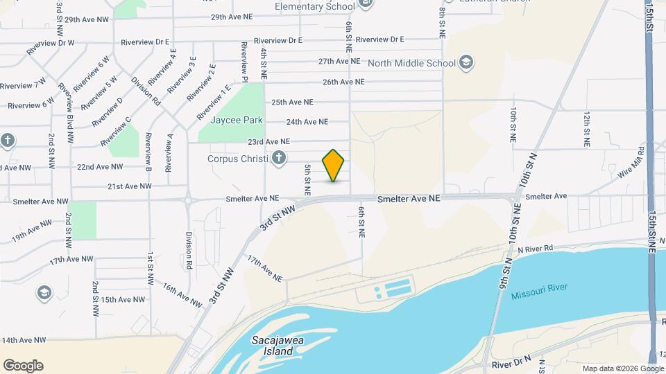 520 21st Ave NE Map and Location Details