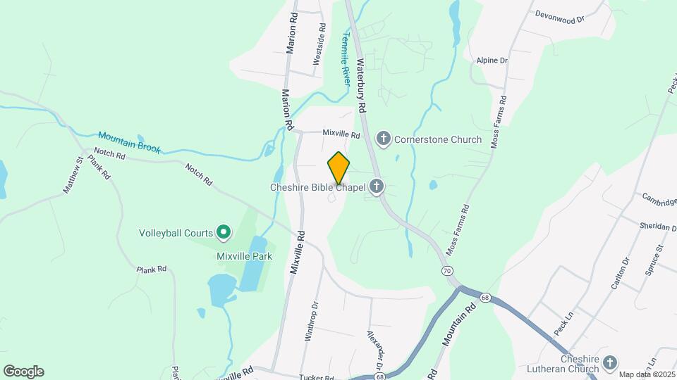 1109 Waterbury Rd Map and Location Details