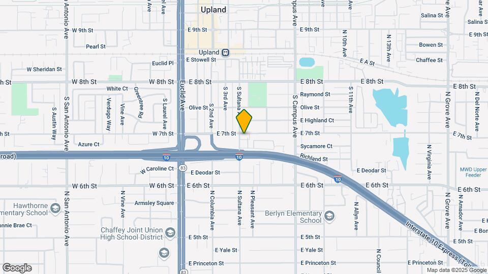 Upland Villas Apartments Map and Location Details