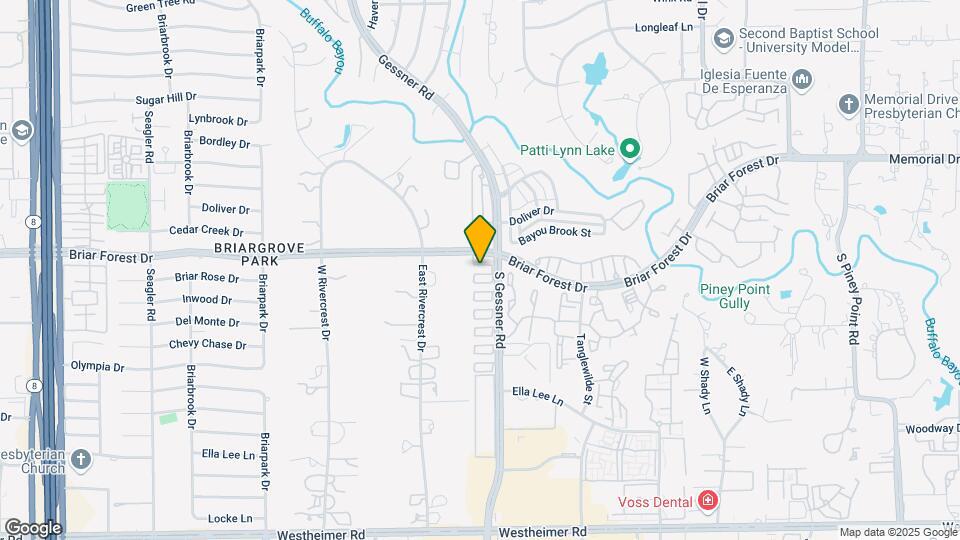 1526 S Gessner Rd Map and Location Details