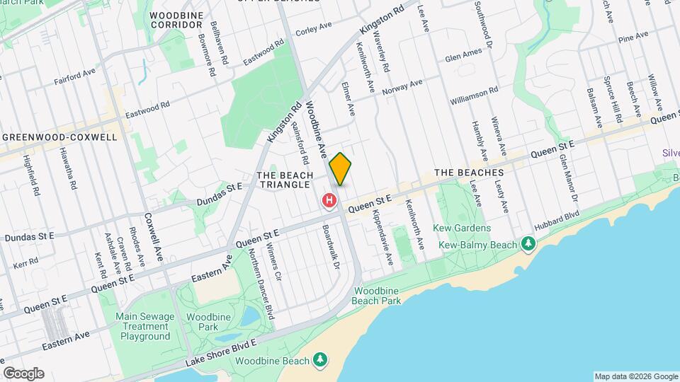 229 Woodbine Ave Map and Location Details