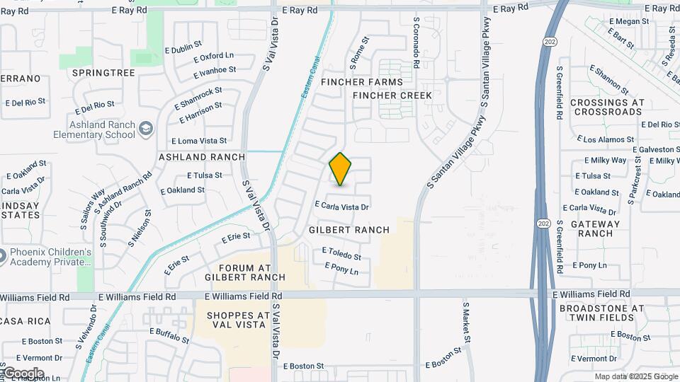 1782 E Oakland St Map and Location Details