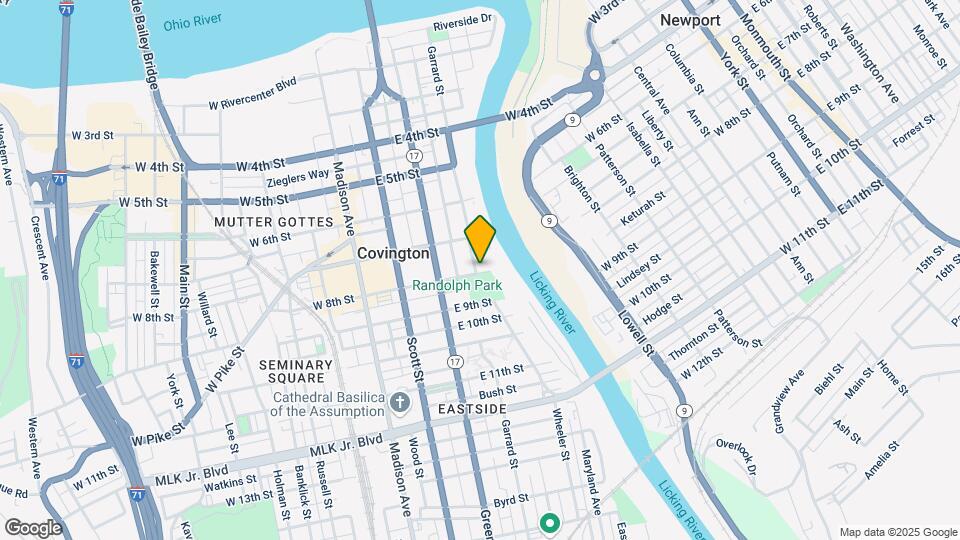 734 Garrard St Map and Location Details