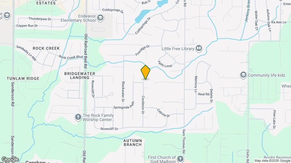 135 Castleton Dr Map and Location Details