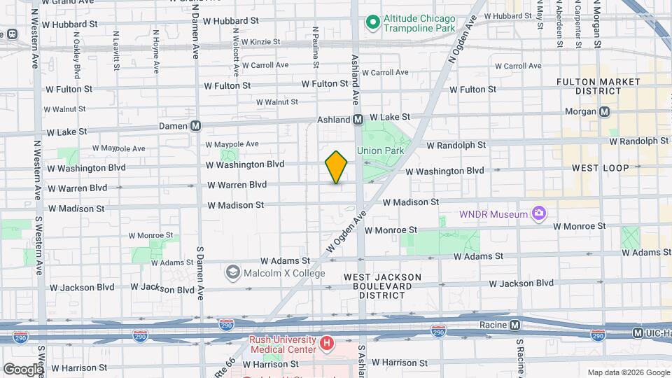 1635 W Warren Blvd, Unit 1 Mapa y Detalles de la Ubicación