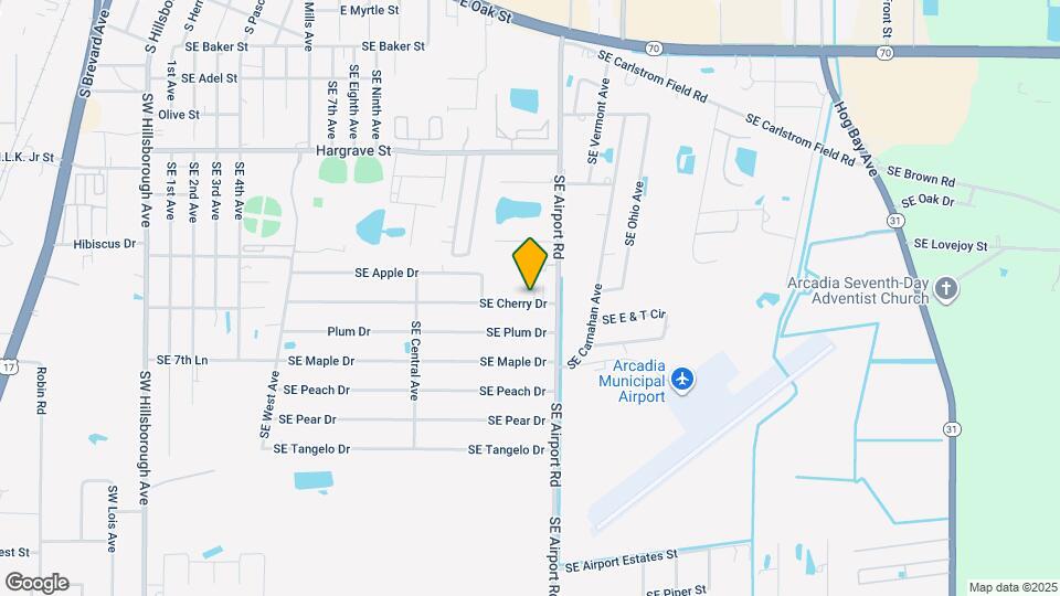 1952-1958 SE Cherry Dr Map and Location Details