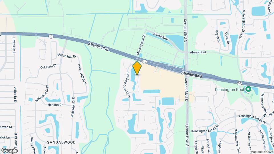 1674 Hawkins Cove Dr E Map and Location Details