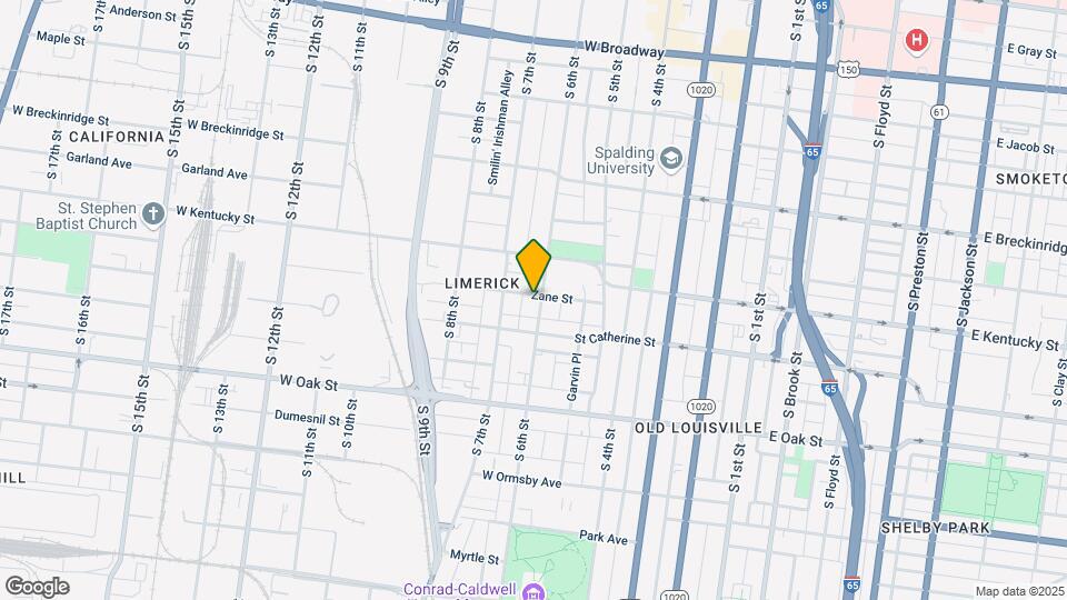1028 S 6th St Map and Location Details