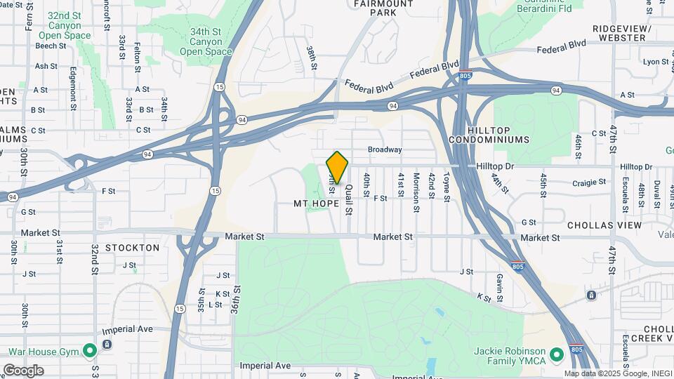 821 39th St Map and Location Details