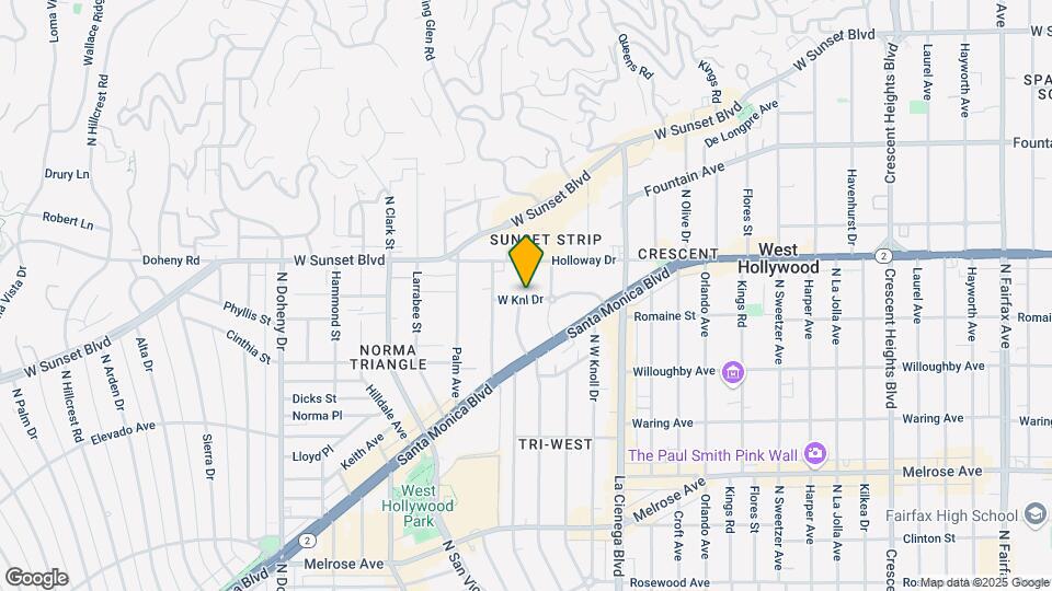 8633 W West Knoll Dr Map and Location Details