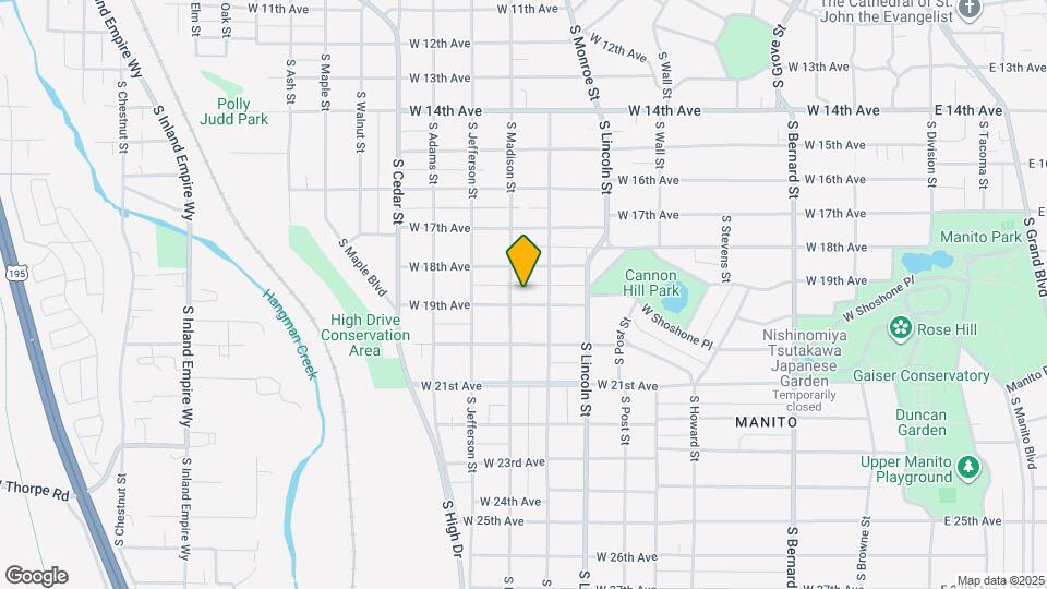 1022 W 19th Ave Mapa y Detalles de la Ubicación