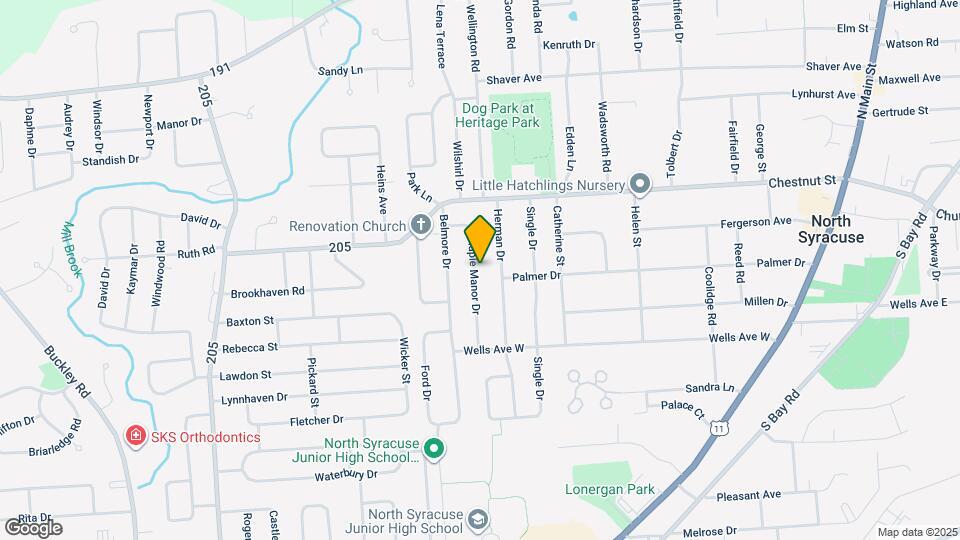 125 Maple Manor Dr Mapa y Detalles de la Ubicación