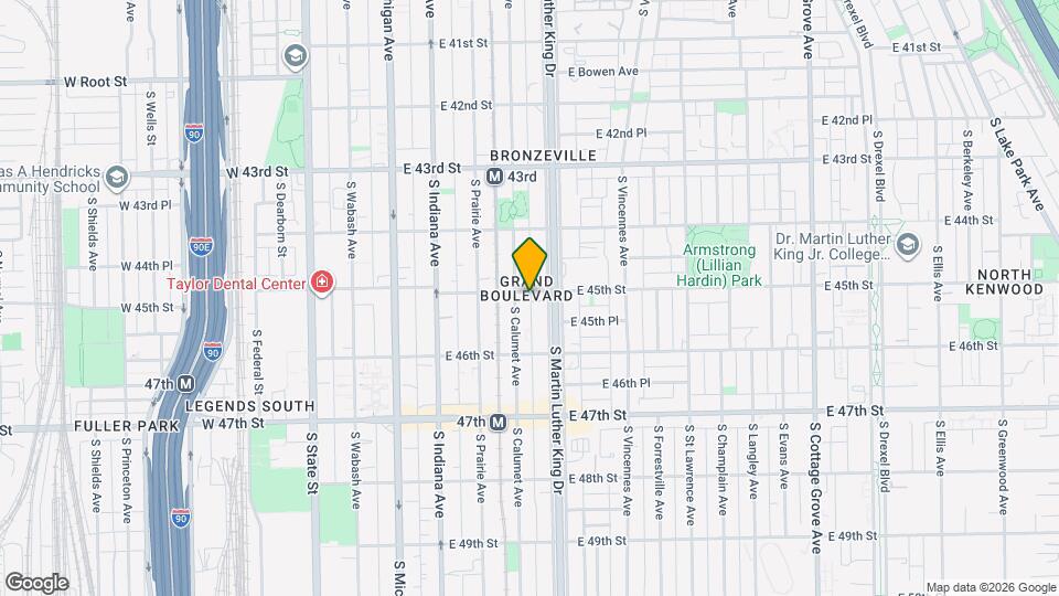 349 E 45th St Map and Location Details