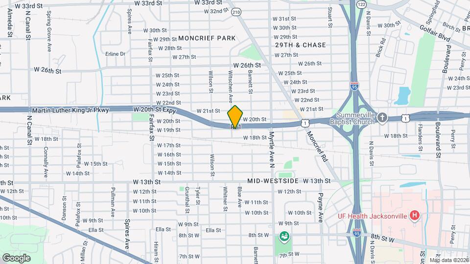 1458 W 19th St Mapa y Detalles de la Ubicación