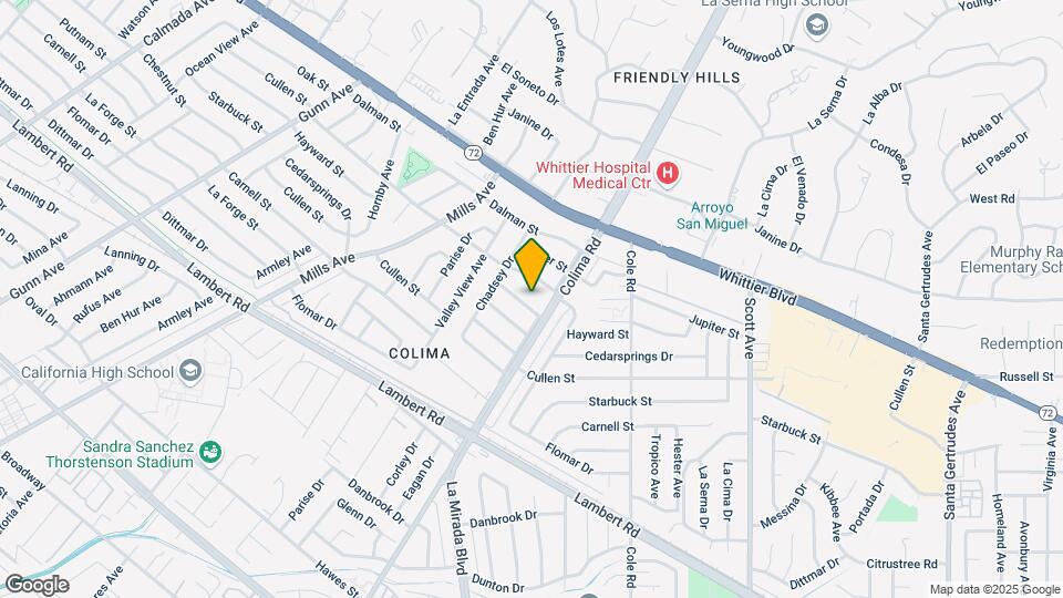14843 Hayward St Map and Location Details
