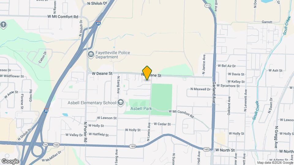 1701 N Lewis Ave Map and Location Details