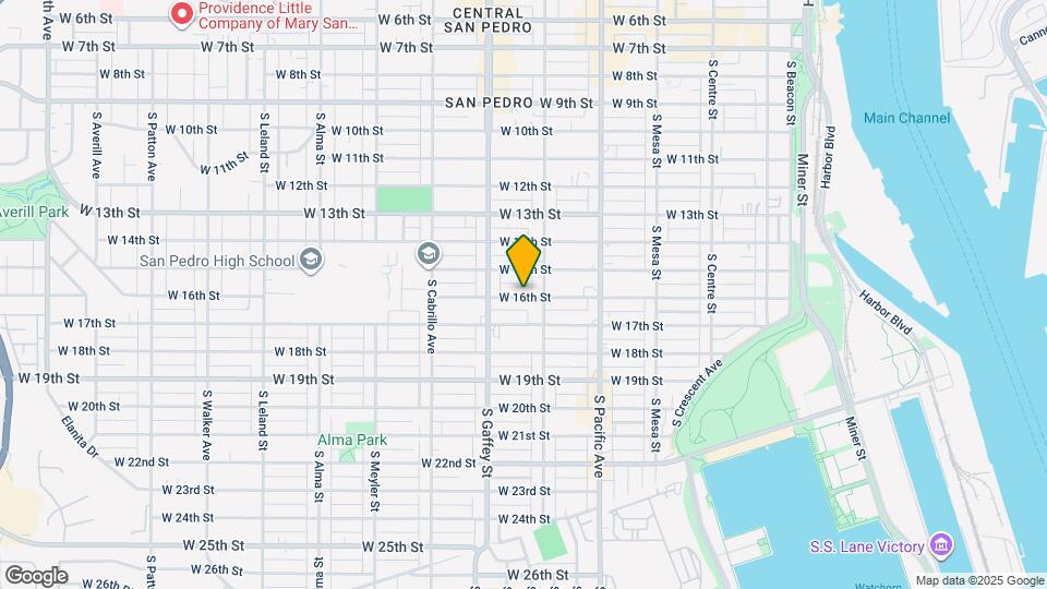 640 W 16th St, Unit 640 Map and Location Details