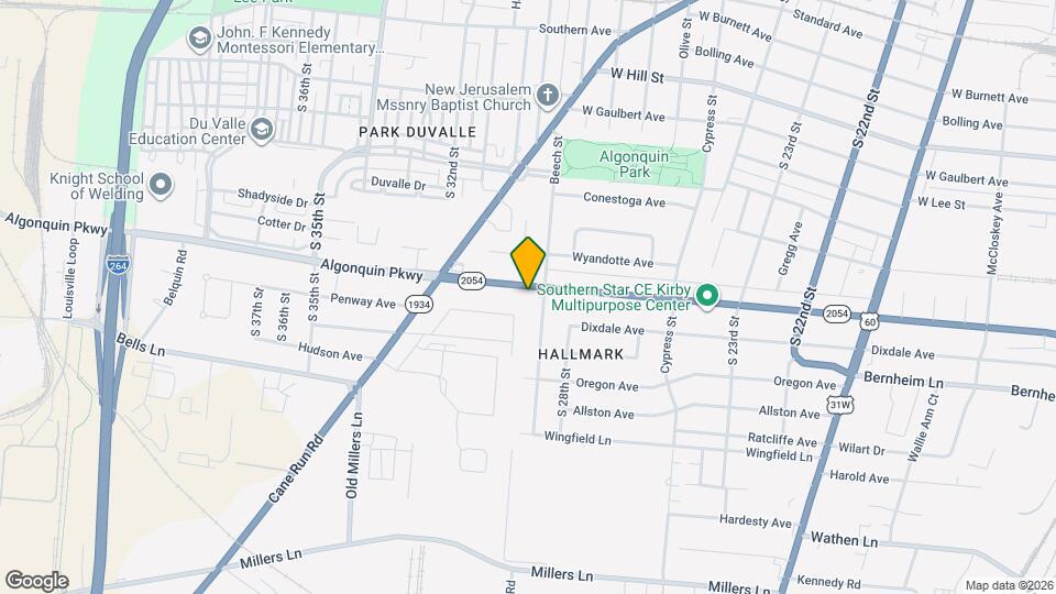 2706 Algonquin Pkwy Map and Location Details