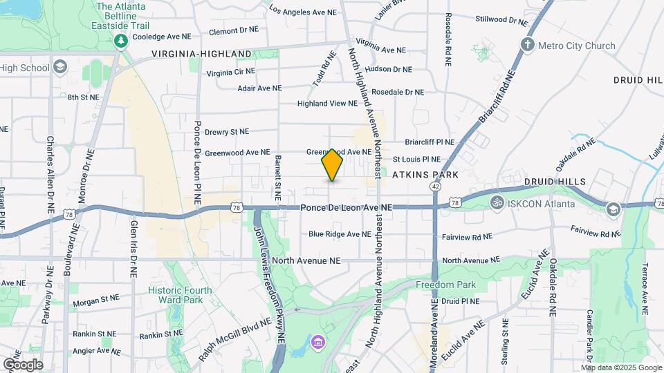 751 Frederica St NE Map and Location Details