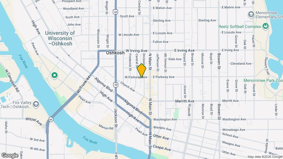 111 W Parkway Ave Map and Location Details