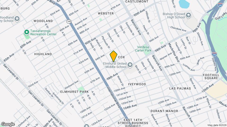 1616 96th Ave Map and Location Details