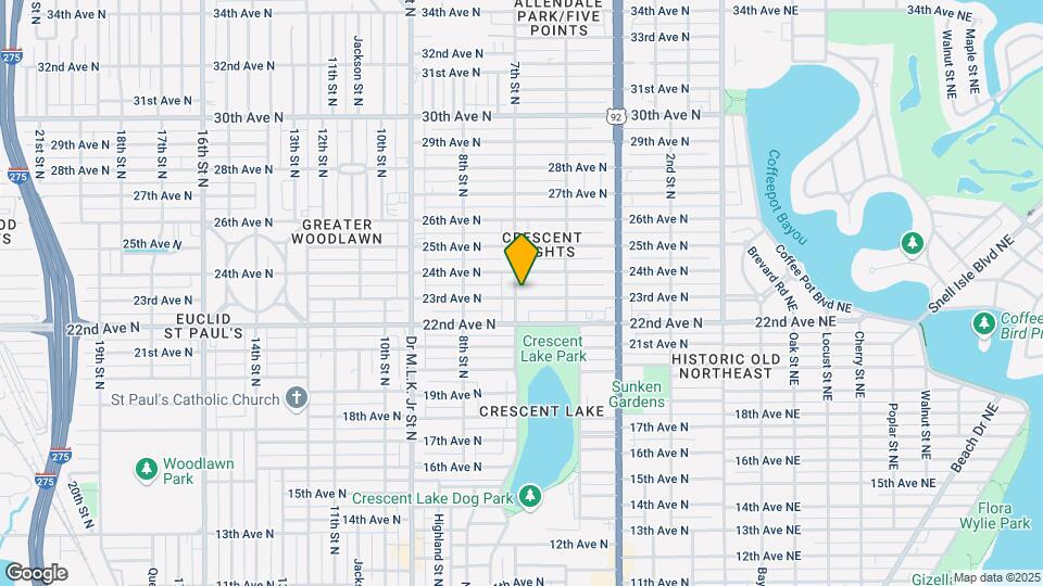 637 23rd Ave N Map and Location Details