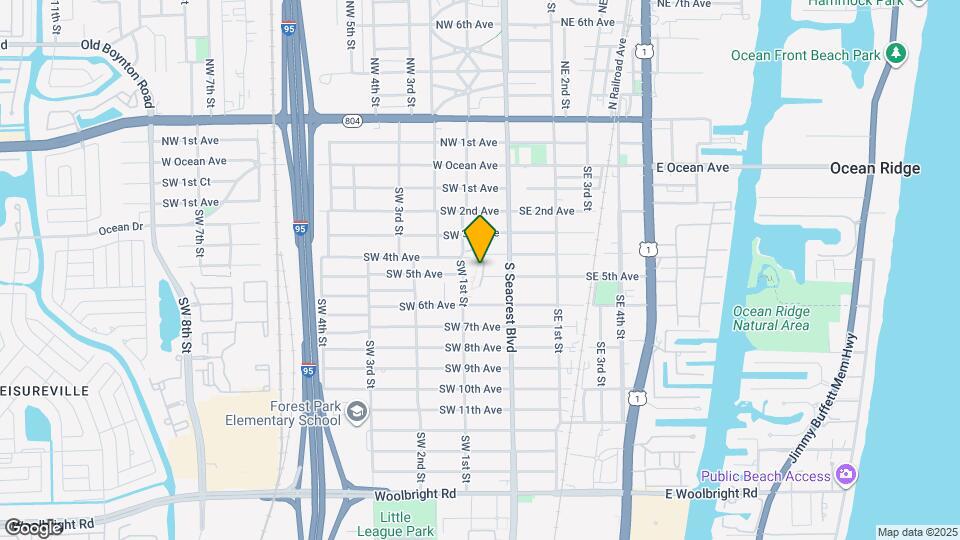 519 SW 1st Ct Map and Location Details