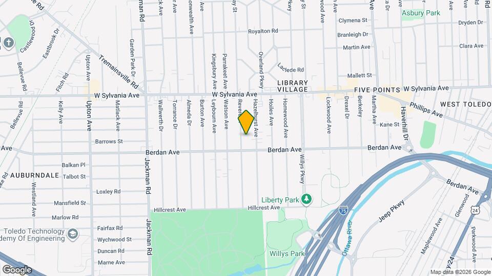 3828 Revere Dr Map and Location Details