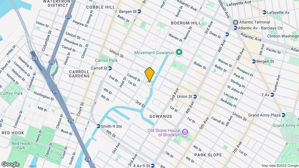 395 Carroll Street Map and Location Details