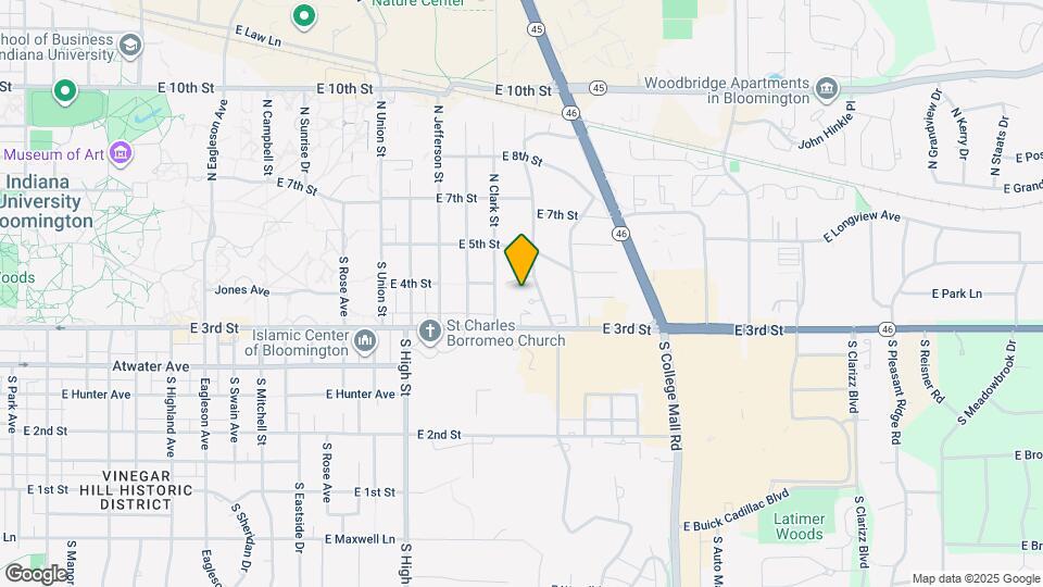 214 S Hillsdale Ct Map and Location Details