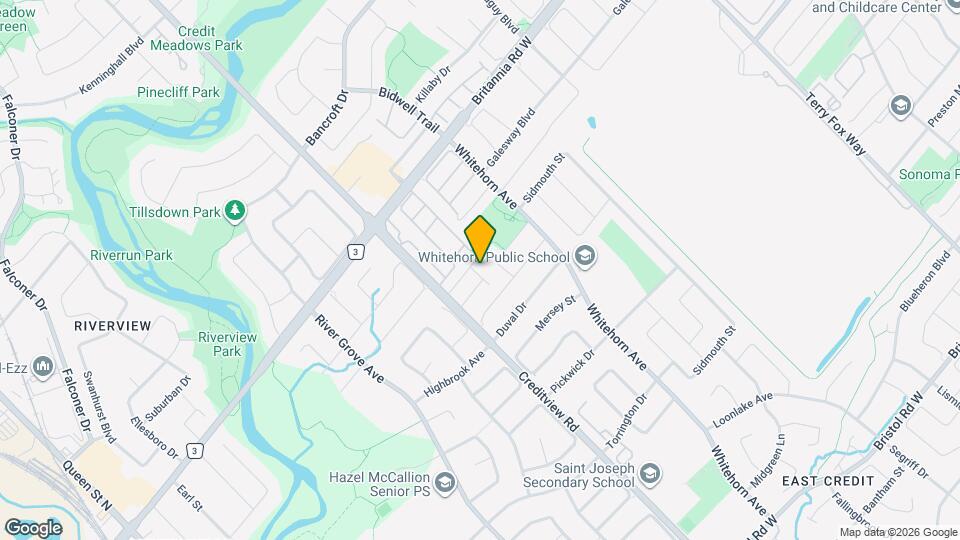 1374 Granrock Crescent Map and Location Details