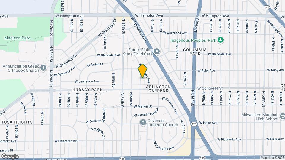 4442 N 82nd St Map and Location Details