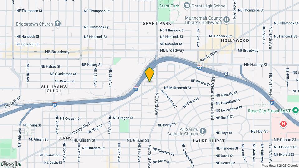 3205 NE Multnomah St Map and Location Details
