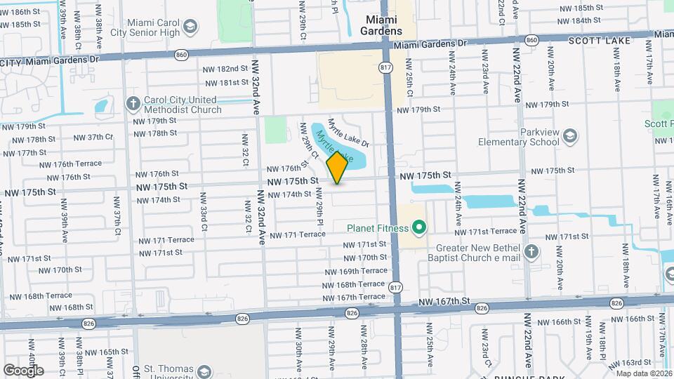 2851 NW 174th St Mapa y Detalles de la Ubicación