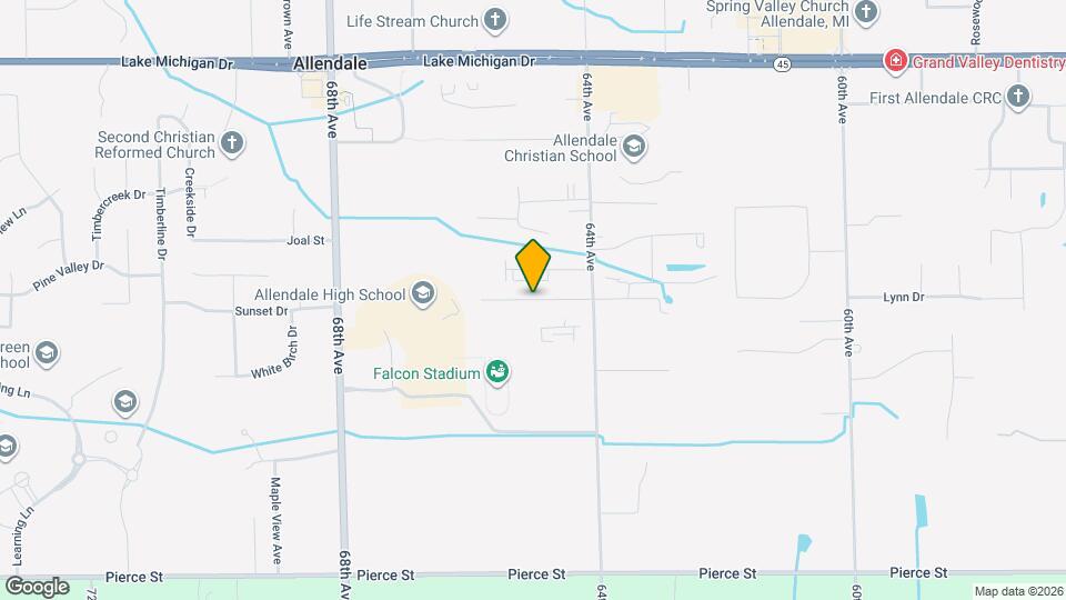 6505 Winans St Map and Location Details