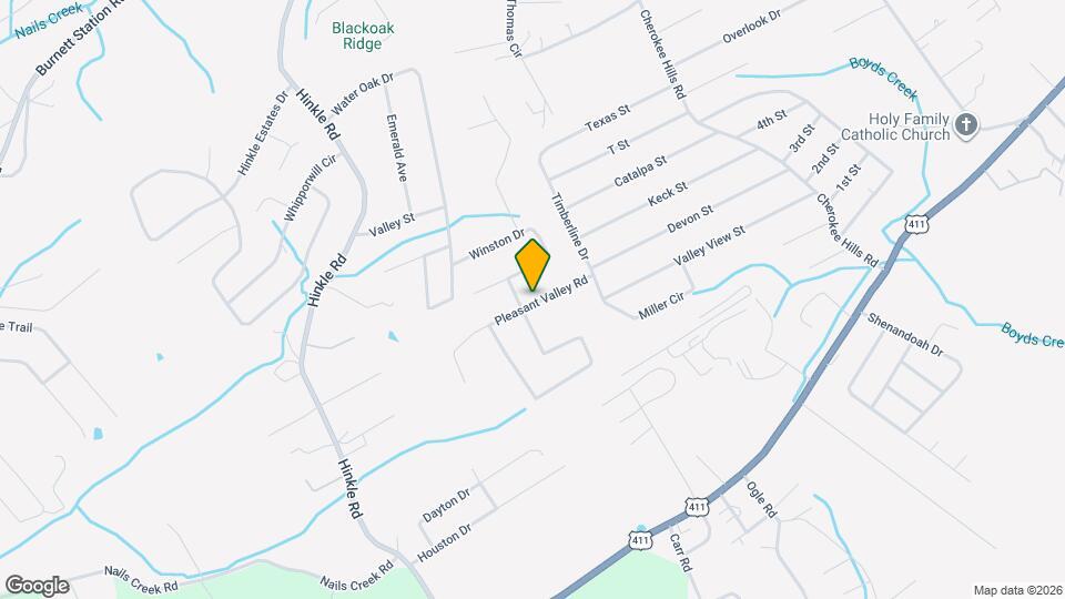 736 Pleasant Valley Rd Map and Location Details