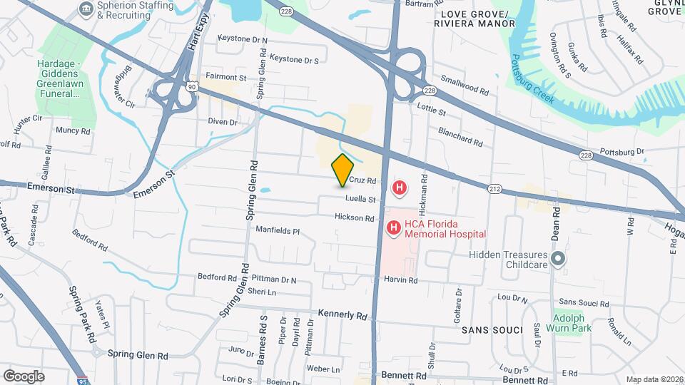 5747 Luella St, Unit 1 Map and Location Details