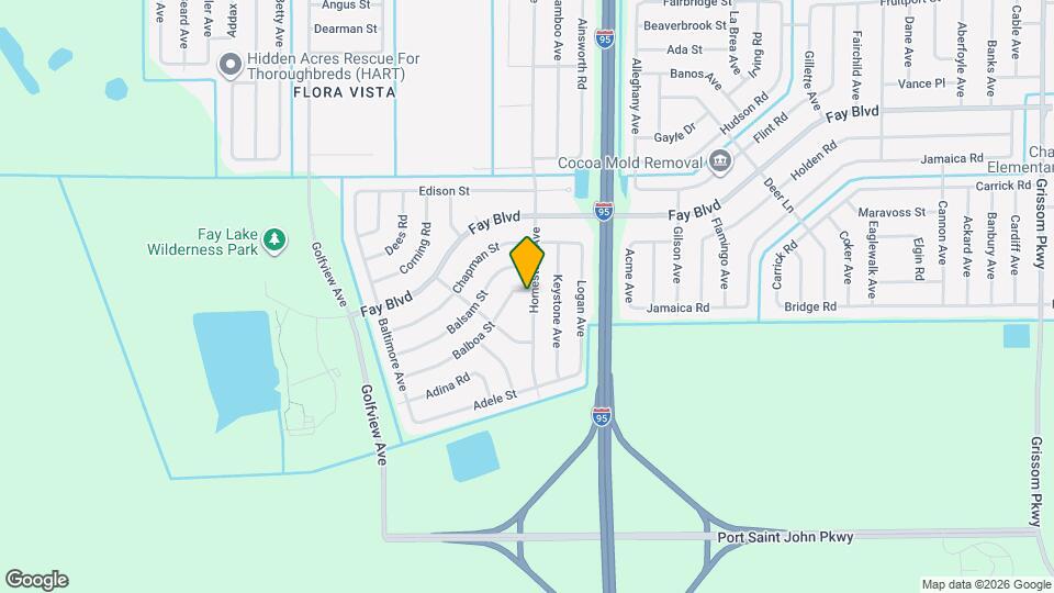 5960 Homestead Ave Mapa y Detalles de la Ubicación