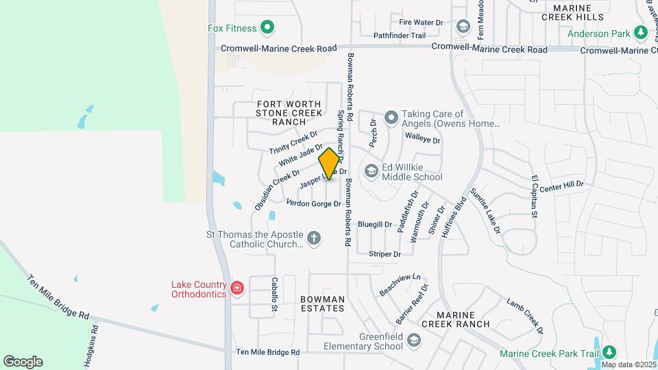 6024 Amber Cliff Ln Map and Location Details