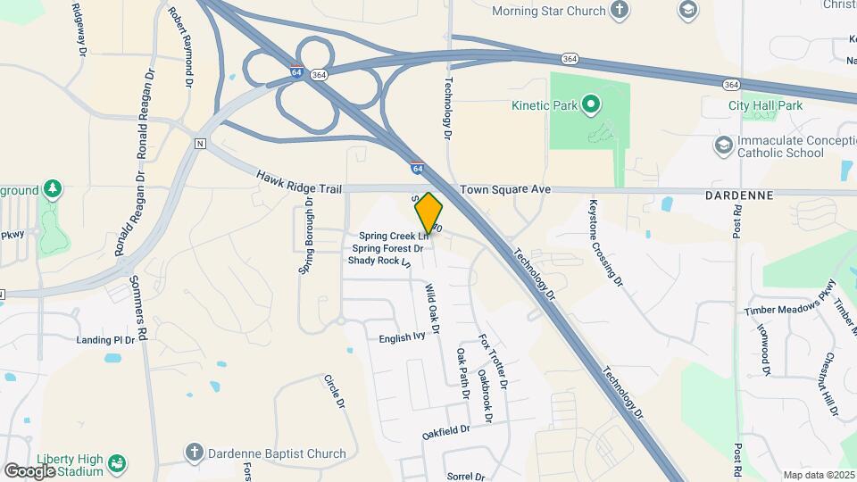 12301 Spring Creek Ln Map and Location Details